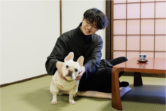 ペットと一緒にごゆっくり